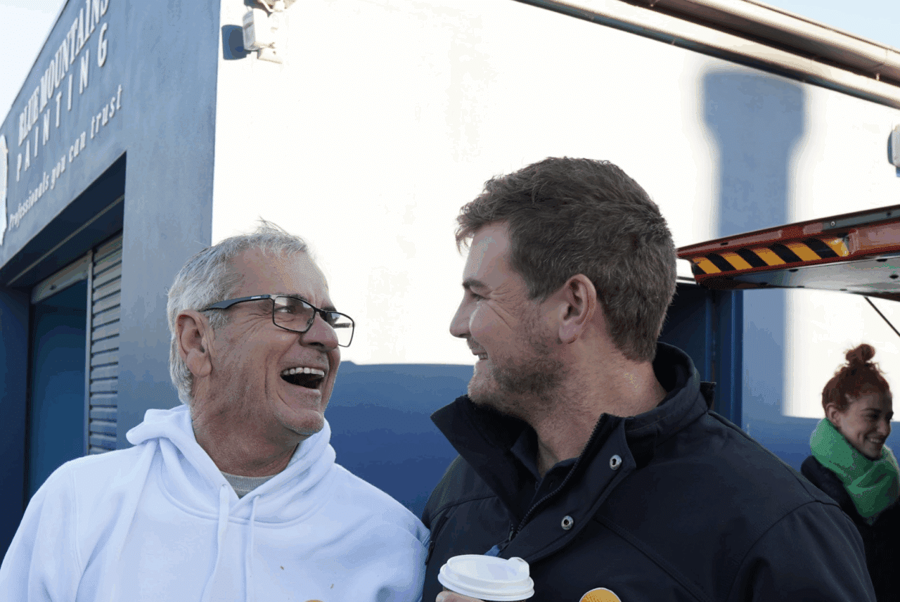 blue mountains painting 1