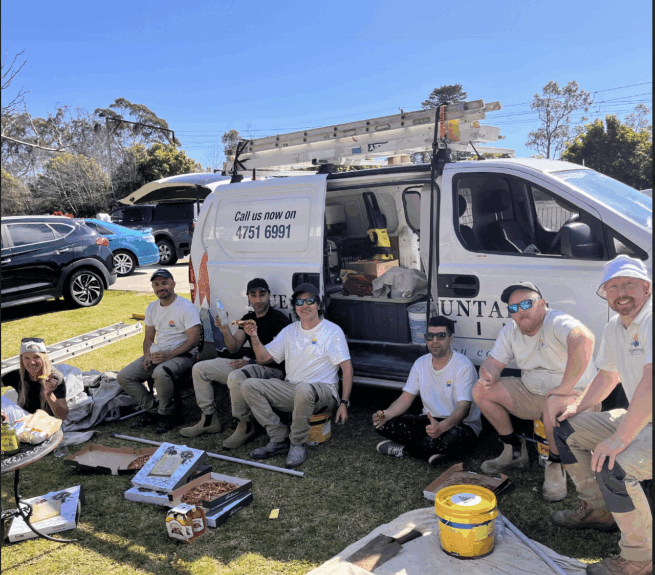 blue mountains painting 4