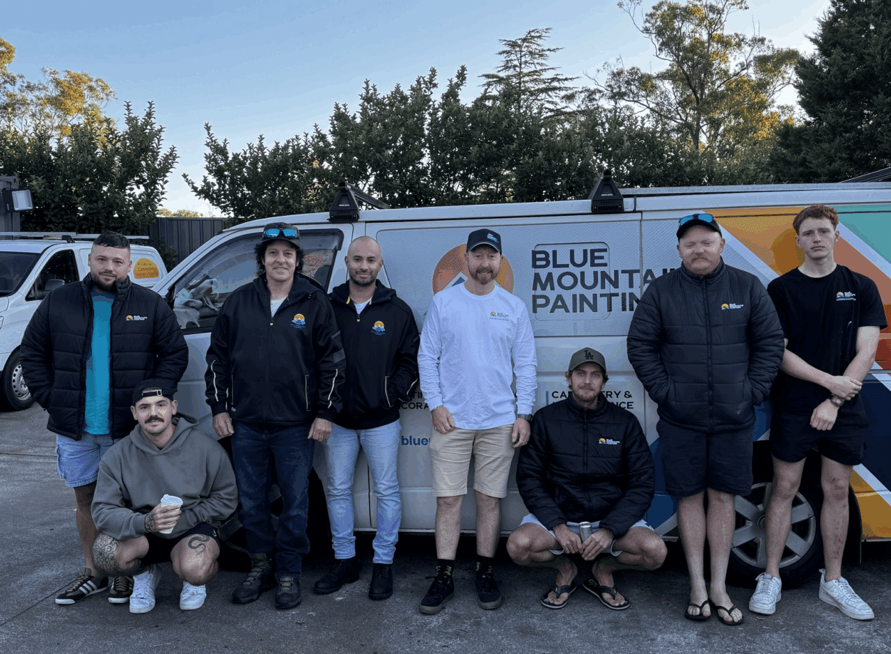 blue mountains painting 5